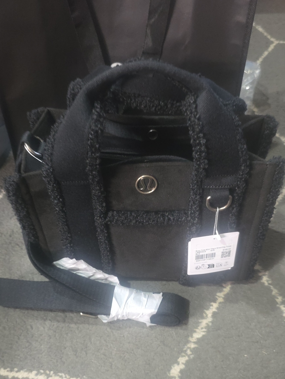 lululemon athletica Black Crossbody Tote Bag